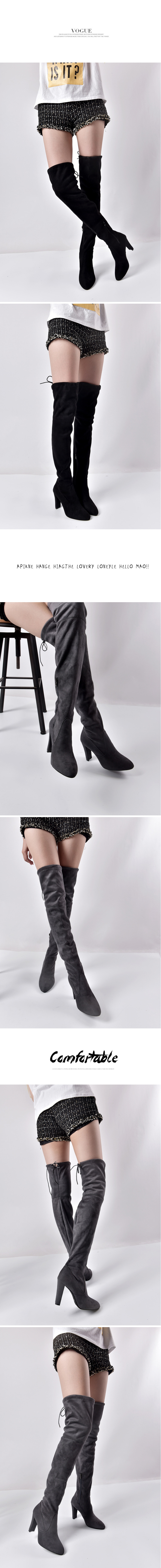 Bottes femme en Daim - Ref 3354354 Image 71