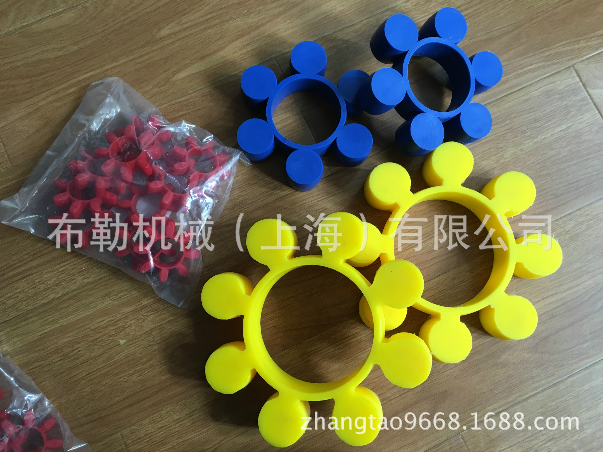 上海布勒蓝色聚氨酯弹性体/胶垫MT6 圆形梅花瓣/软连接GB5272-82