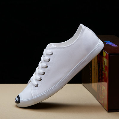 2017春秋季新款休闲鞋帆布鞋男黑白灰色鞋韩版学生板鞋潮男鞋6165