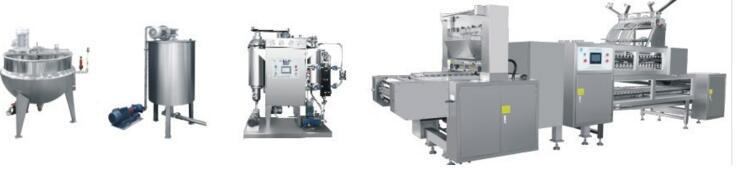 糖排成型机组,糖芯巧克力涂淋机,复合糖排糖心巧克力涂层生产线