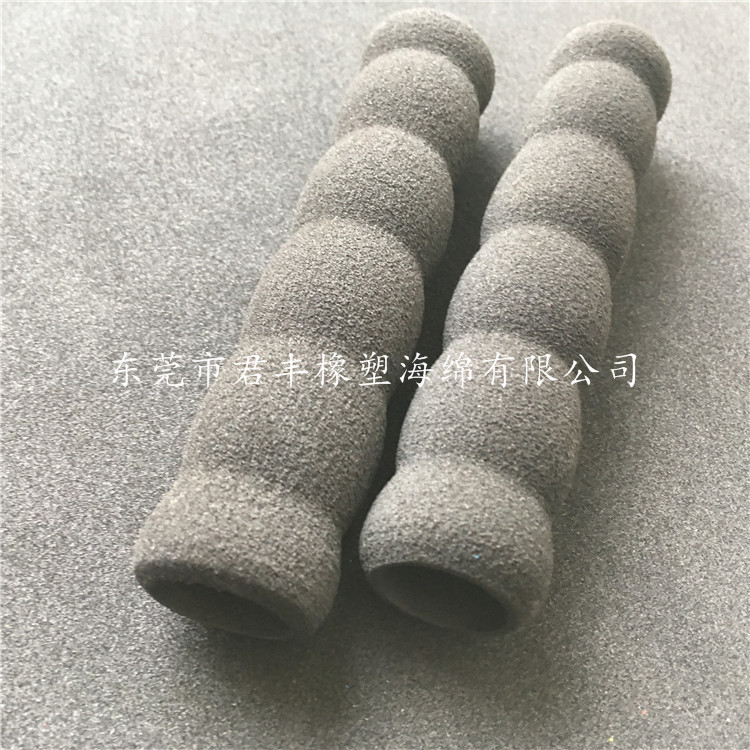 供应高密青蛙跳把套防护 两轮平衡车手柄把套 电动车波浪形NBRR管