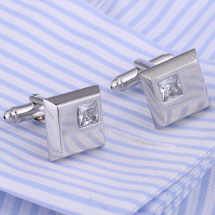 High Quality White Crystal cufflinks Tmall Cuff Studs with Diamond Cuffs French Shirt Buttons cufflinks 232