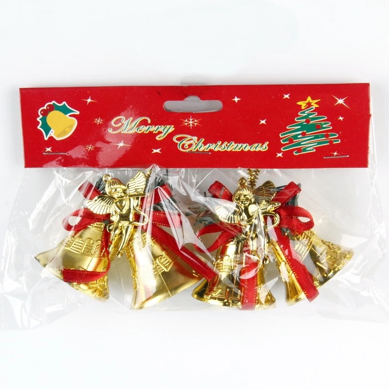 Navidad Campana El Plastico Fiesta Atrezzo Decorativo display picture 5