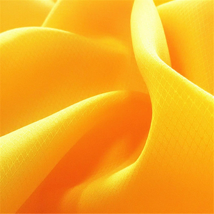 Semi-elastic full-elastic pongee plain weave polyester low-elastic mesh fabric lightweight shirt quick-drying