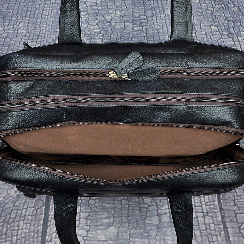 5295647009 2068518898 Men Oil Waxy Leather Antique Design Business Briefcase Laptop Document Case Fashion Attache Messenger Bag Tote Portfolio 7146