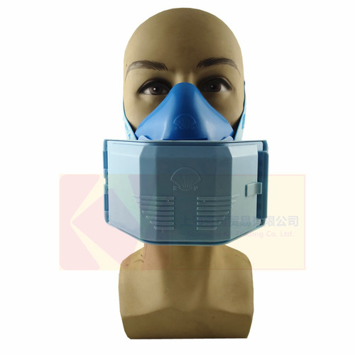 Huahu 3100 blue soft plastic self-priming particulate dust filter half mask