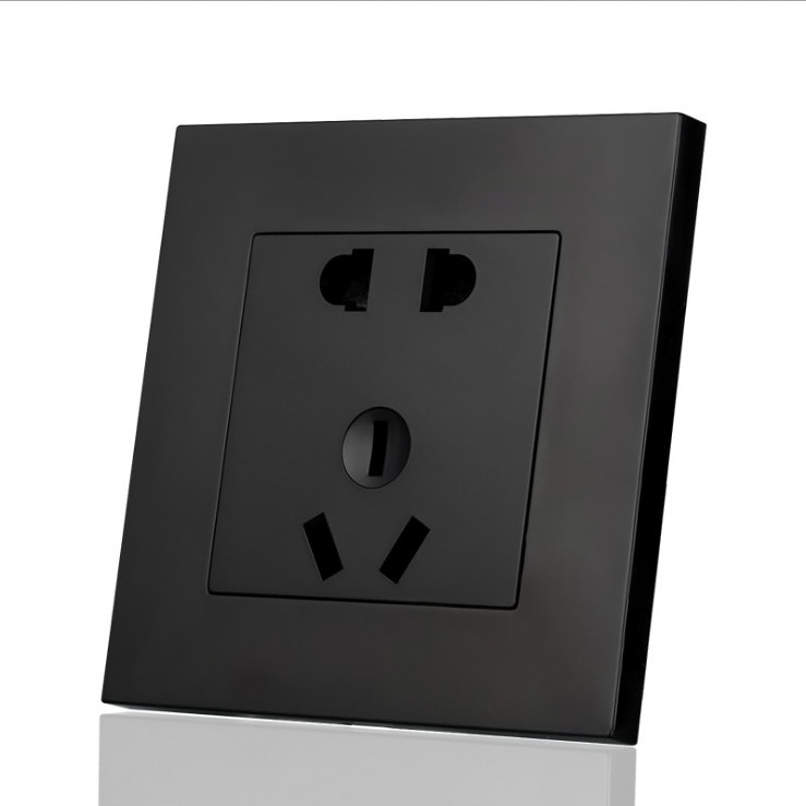 Panel Combinado de Interruptor y Tomacorriente de Placa de Aluminio Personalizable para Hotel y Mesita de Noche
