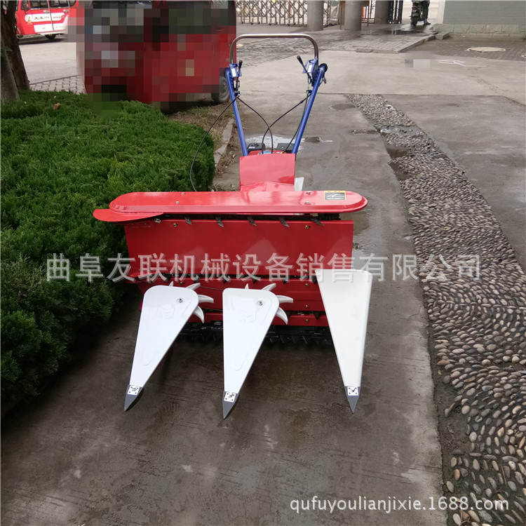 农用手推式玉米割晒机 山地玉米秸秆收割机 芦苇皇竹草割倒机03