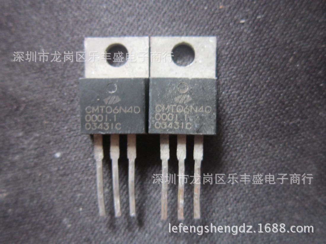 CMT06N40 拆机 TO-220 N通道 功率MOSFET 6A 400V