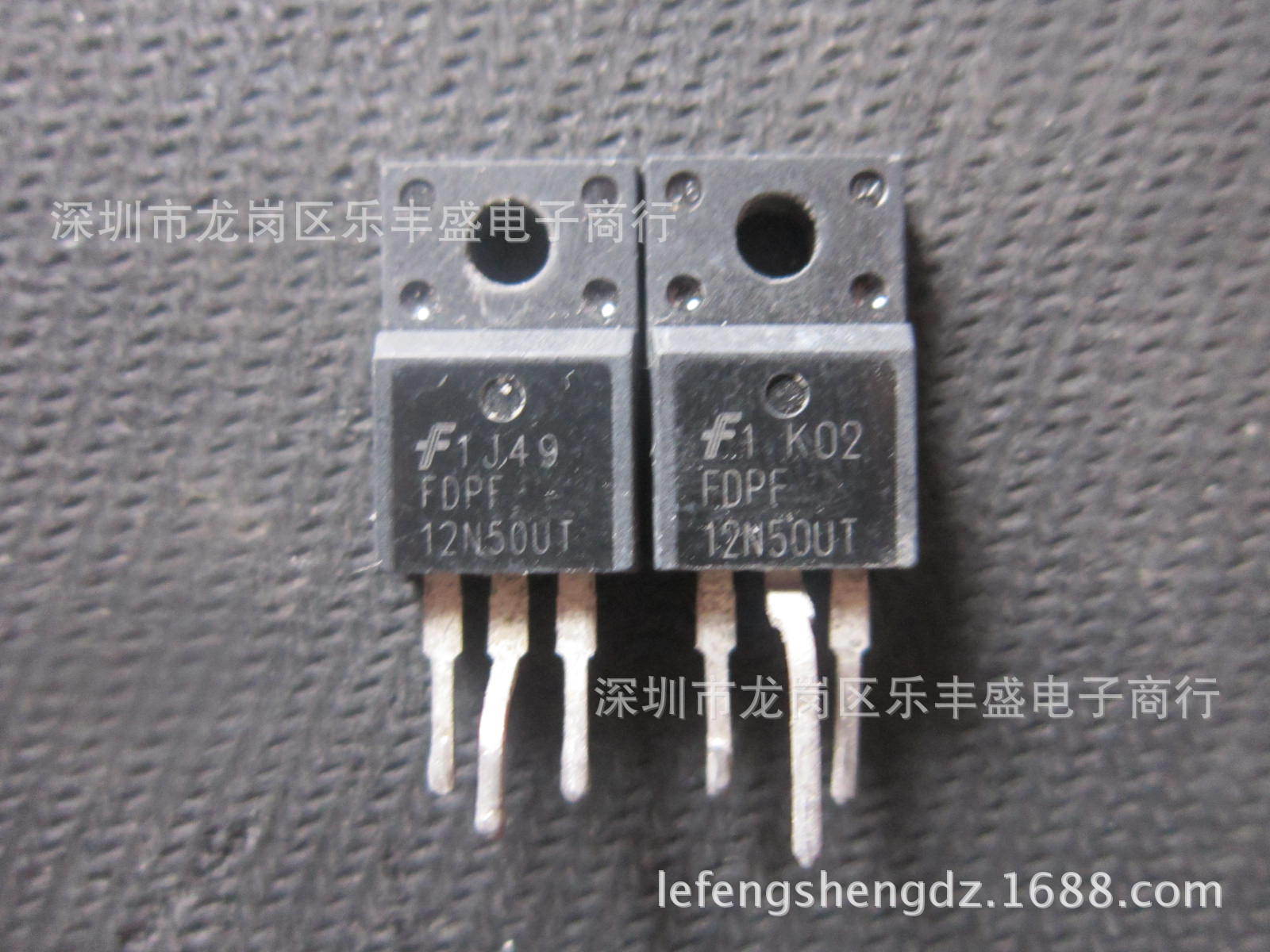 FDPF12N50UT 拆机仙童 TO-220F 10A 500V N通道 功率MOS