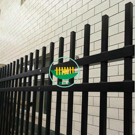 新乡别墅围墙栅栏 无焊接烤漆护栏 方管喷涂围栏图片价格生产
