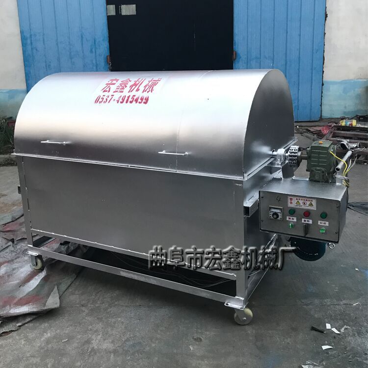 淮安各种规格炒货机 电加热不锈钢滚筒炒锅