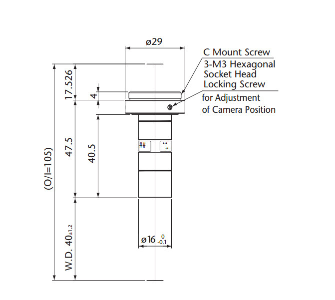 MML固定倍率镜头 Moritex茉丽特远心工业镜头 MML1-ST40