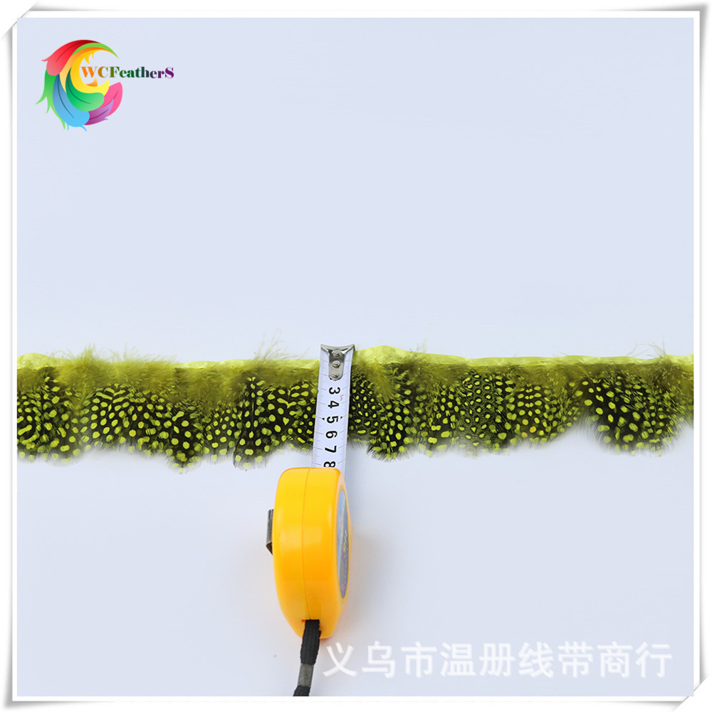 温册羽毛销售配饰珍珠毛布边多色可选 舞台演出配饰生产耳环配饰详情图16