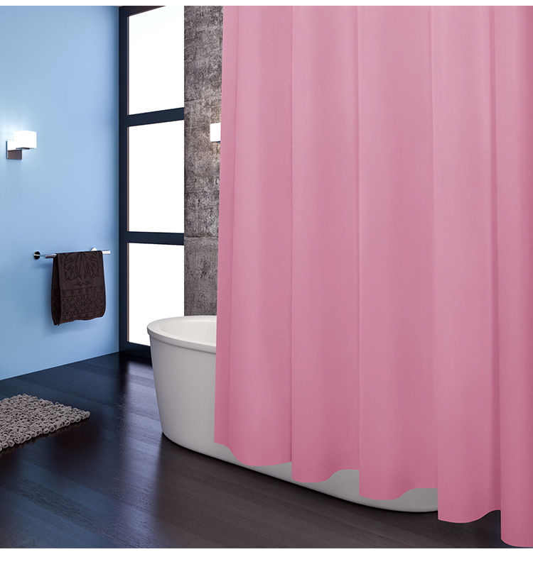 customized Like a breath of fresh air thickening waterproof Translucency Solid PEVA Shower Curtains Multicolor Shower Curtains Shower partition
