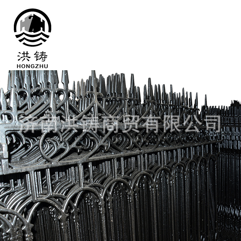 厂家专业制作球墨铸铁护栏 铁艺篱笆防盗配件 量大可定做小区别墅
