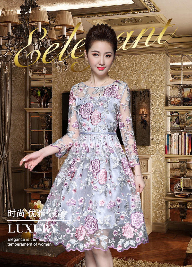 Robe femme YMJY en Fibre de polyester - Ref 3327205 Image 6
