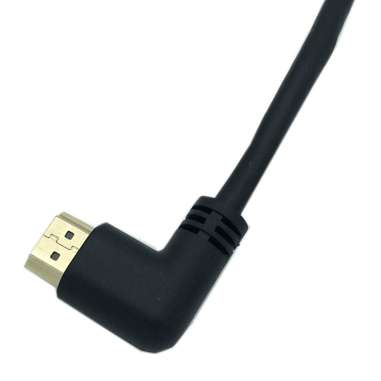 Версия HDMI 2.0, HDMI-HD линк ТВ соединительный кабель 4K*2K 60Гц, правый изгиб 50 см
