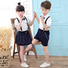 Children&#39;s Day kindergarten Park service Summer wear 2019 children school uniform suit school uniform Short sleeved summer children Class clothes