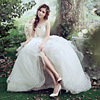 Wedding dress new Korean style shoulder bride white