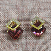 Universal earrings, crystal earings, Korean style, simple and elegant design