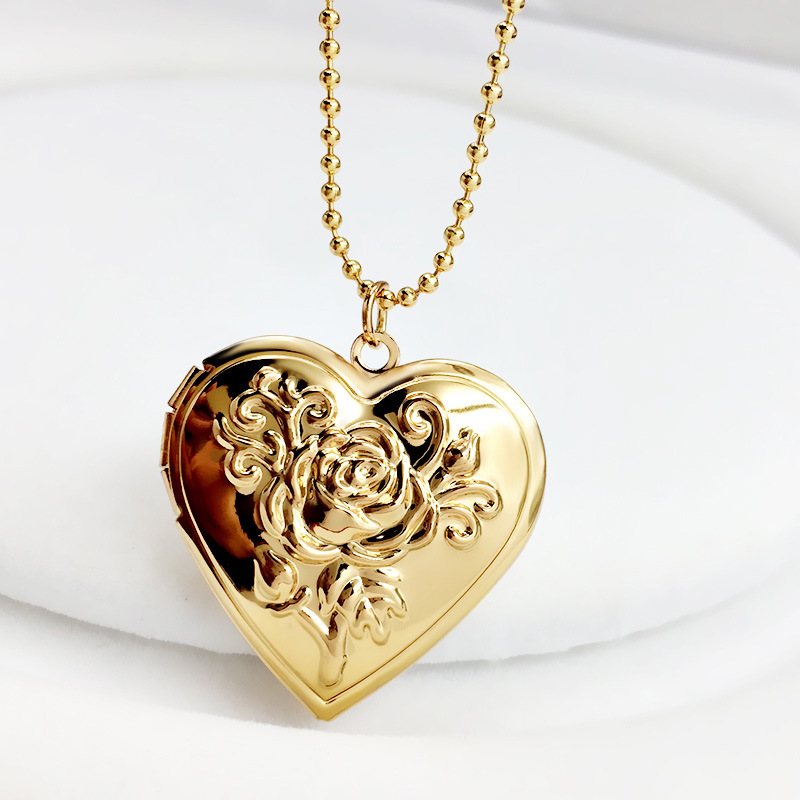 Women'S Gender Copper Heart Copper Necklaces