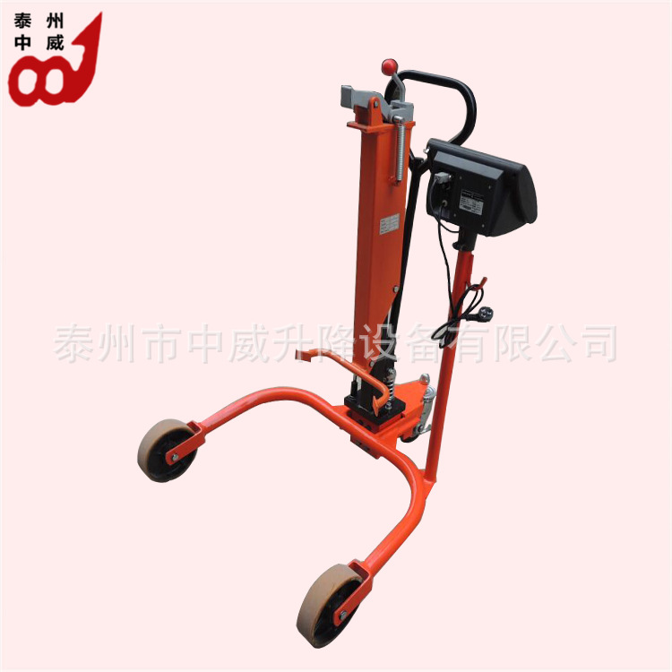 供应手动油桶叉车秤 电子称的油桶搬运车 称重式手拖油桶叉车