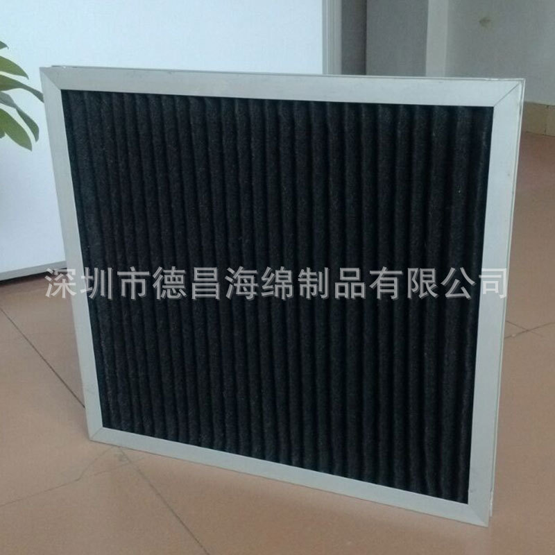 活性炭过滤海绵 漆雾毡过滤棉 PP纤维棉 鱼塘养殖过滤海绵