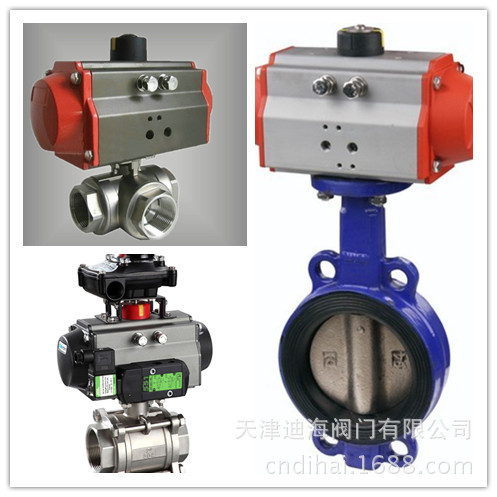 厂家供应 迪海D671X-16气动阀门  铸铁气动蝶阀 对夹式气动蝶阀