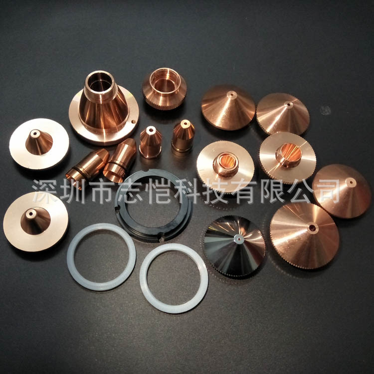 嘉强激光切割头配件 激光喷嘴 保护镜片 陶瓷环 光纤切割机配件