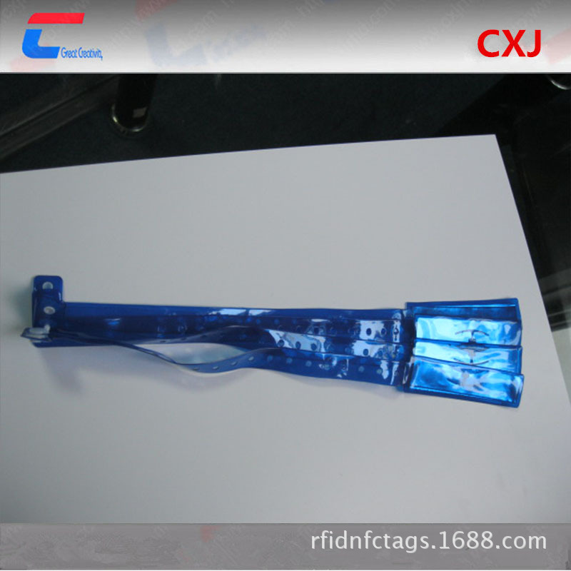 厂家直销 软pvc一次性手腕带 医院病人无源rfid智能手环定制