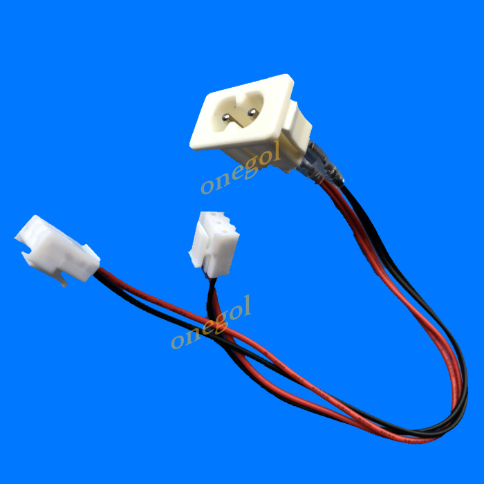 DB-8 配线22AWG电子线束  8字插座加电子线 快接插座焊电子线