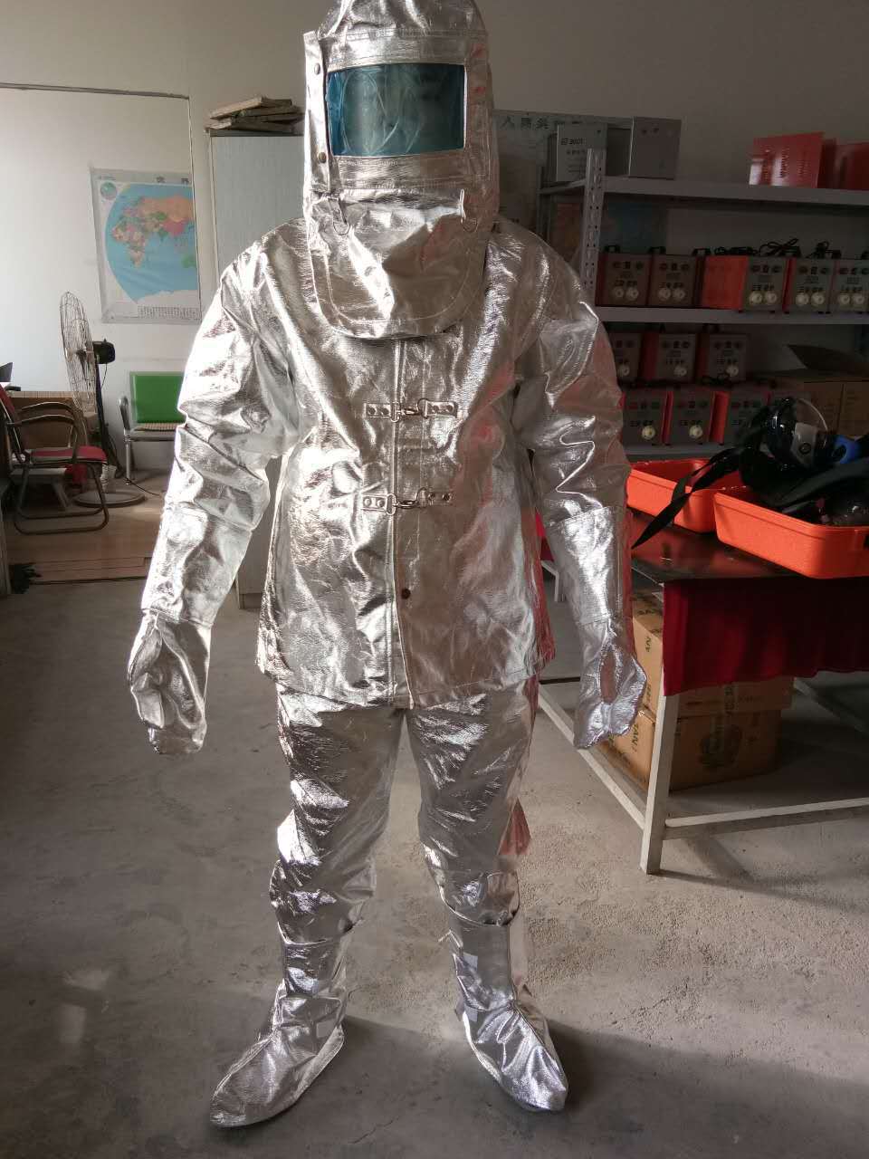 三安消防隔热服一千度 火灾救援隔热服 轻型防火隔热服反光