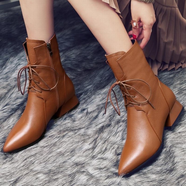 Bottes femme MANCHE ROUGE en En cuir - Ref 3354959 Image 21