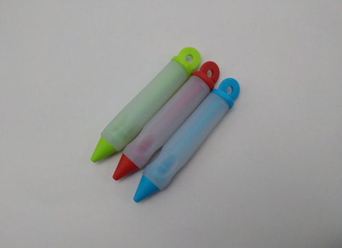 Silicone decorating pen, cream piping pen, cake decorator, DIY chocolate pen, baking tools