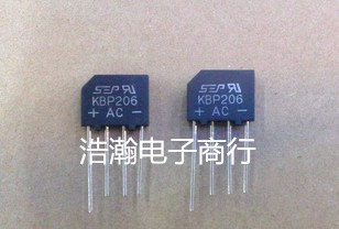 KBP206  2A600V全新SEP桥堆采用50-60MIL大电流芯片参数一致