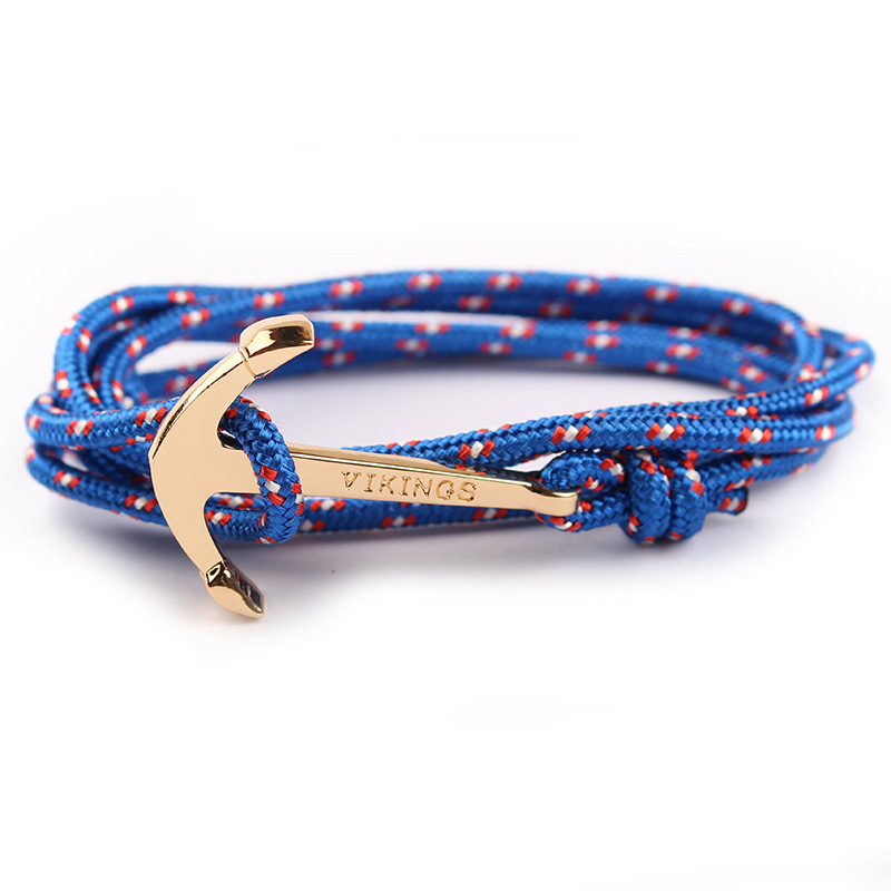 19g Weight Bracelets Classification Alloy, rope Chain Material 1 Piece Quantity Business, Daily, Street Occasion Alloy, rope Material Anchor Pattern Men's Gender Plating Design Casual Style Casual Anchor Alloy Rope Plating Men's Bracelets Men's Chain Bracelets 7