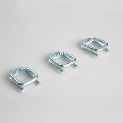 13mm回型手動打包扣 1333鋼絲打包扣 鍍鋅回型扣 配纖維帶打包扣