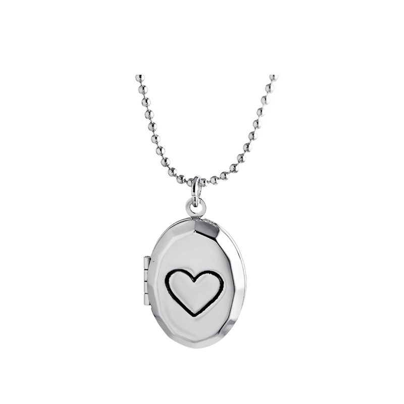 Ion Plating (IP) Gold Plating Process 18K Gold Plated, Rose Gold Plated, White Gold Plated Plating Material Copper 18K Gold Plated Rose Gold Plated White Gold Plated Plating Oval Heart Shape Locket Necklace
