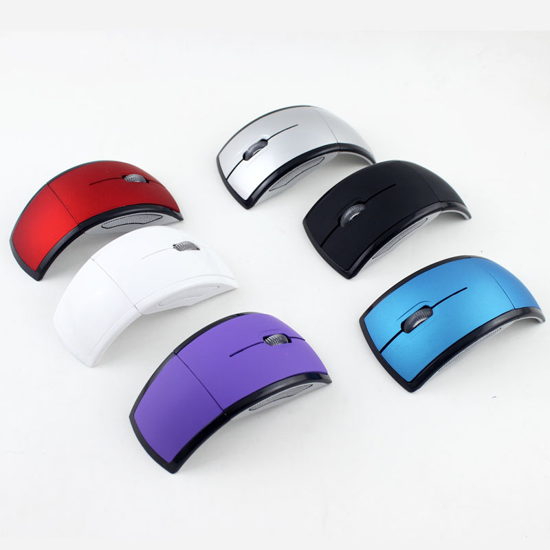 2.4G wireless foldable mouse, photoelectric gift, creative computer hot selling_voghion.com