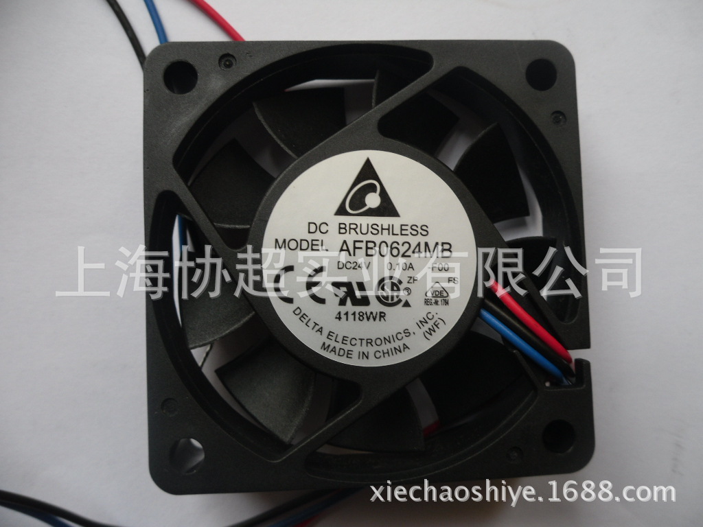 AFB0624MB F00 全新台达DELTA风机 6015 24V 0.1A 三线测速