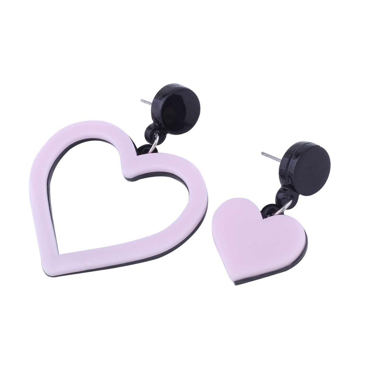 Simple alloy plating earring (Light powder)NHNMD3761-Light powder