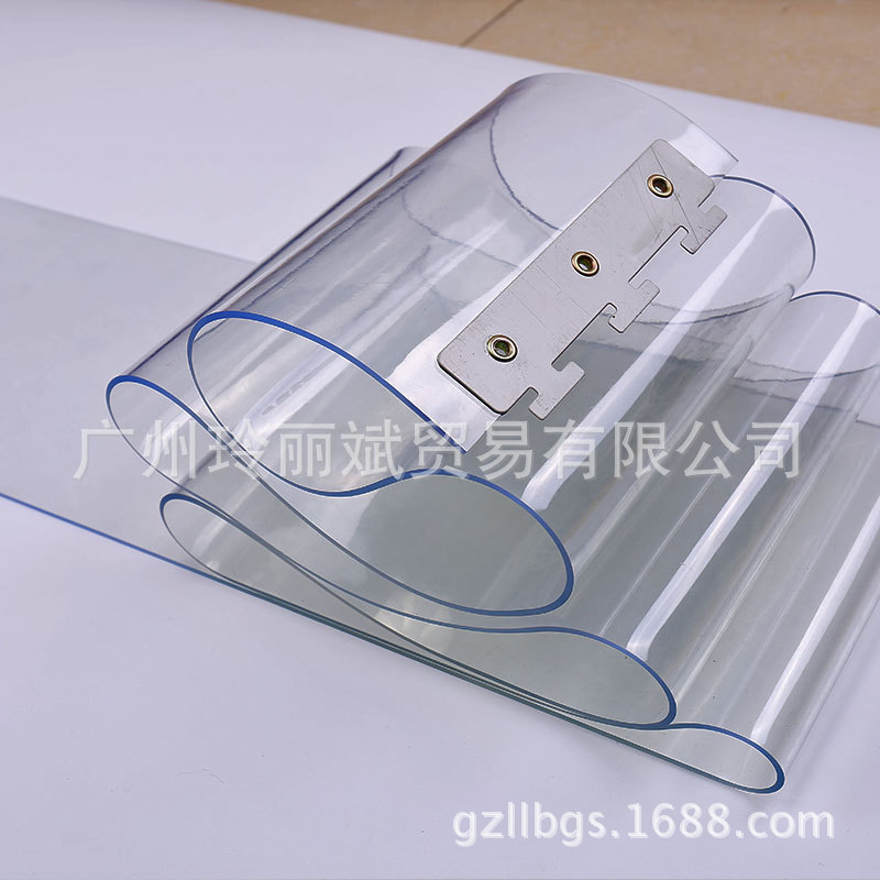 Soft Door Curtain PVC Transparent Plastic Windshield Dustproof Partition Supermarket Commercial Heat Insulation Air Conditioning Fume Household