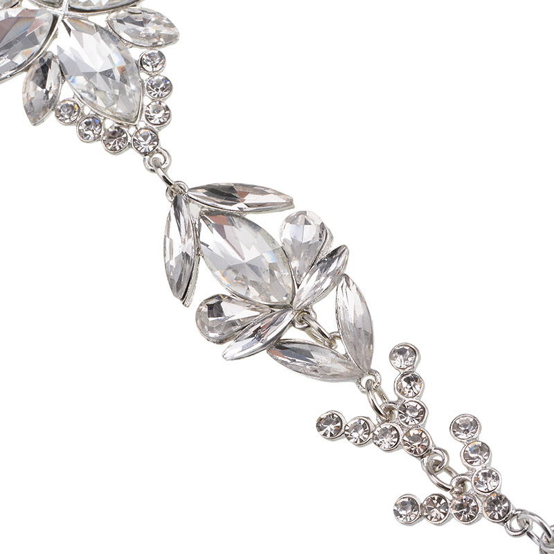 Occident and the United States alloy Diamond Anklet (champagne)NHYT0284-champagne