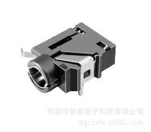 耳机插座PJ-362B 3.5MM耳机插座 全铜耐温 90度插件耳机母座