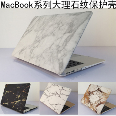 Foreign trade notebook Marble Decal Protective shell Macbook pro air 11/13/15 Inch shell popular model