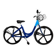 TDJDC傳動軸自行車 無鏈條自行車 免充氣輪胎 一體輪共享單車