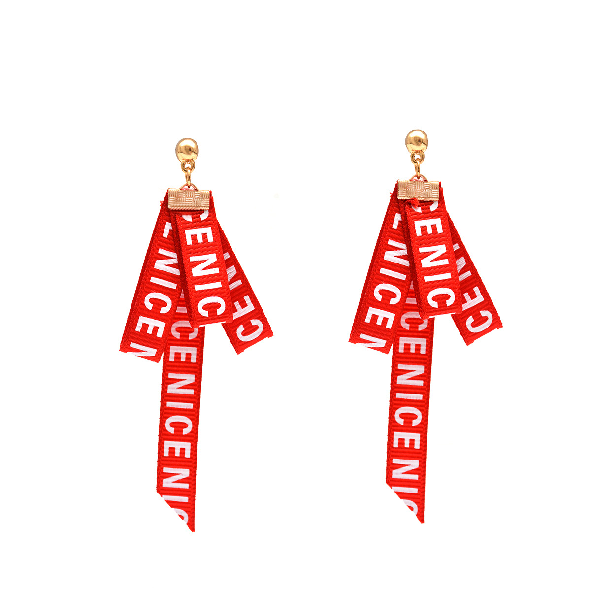 Occident and the United States alloy plating earring (B0709 green)NHXR1469-B0709 green