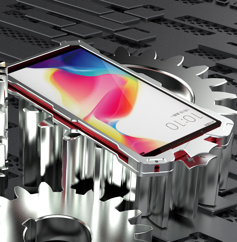 SIMON THOR Aviation Aluminum Alloy Shockproof Armor Metal Case Cover for OPPO R11s