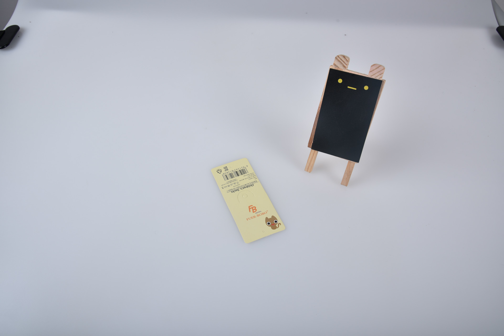 定制儿童袜子标签纸卡 童袜卡头标签纸 可爱卡通袜卡 免挂钩纸套